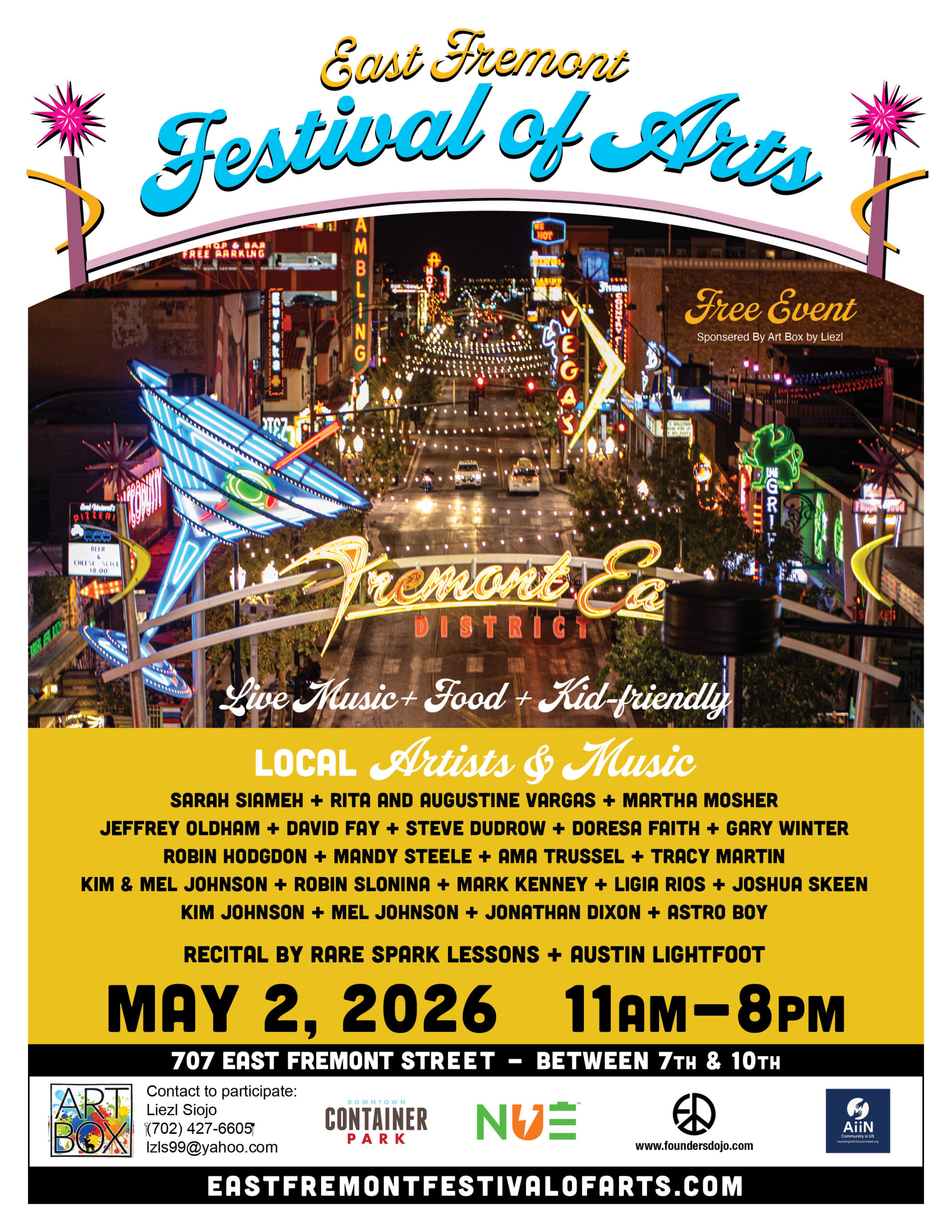 Promotion Flier East Fremont Festival of Arts